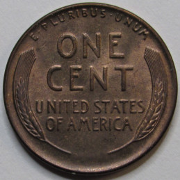 1937 D Lincoln Wheat Cent - antique Denver mintmark American penny