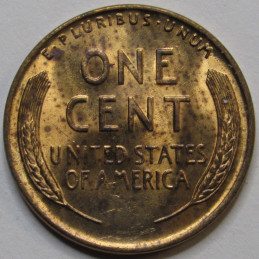 1938 Lincoln Wheat Cent - antique Great Depression era uncirculated penny