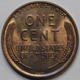 1939 Lincoln Wheat Cent - uncirculated American wheat penny