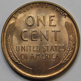 1946 Lincoln Wheat Cent - antique post WW2 era uncirculated American wheat penny