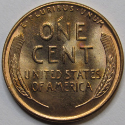 1951 D Lincoln Wheat Cent - antique Denver mintmark uncirculated wheat penny