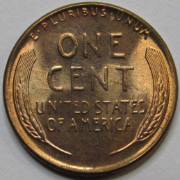 1952 Lincoln Wheat Cent - antique uncirculated American wheat penny