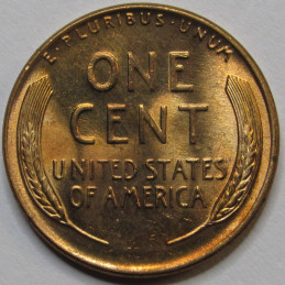 1952 D Lincoln Wheat Cent - antique Denver mintmark American wheat penny