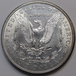 1902 O Morgan Dollar - uncirculated higher grade American silver dollar coin
