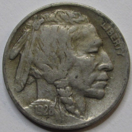 1928 D Buffalo Nickel - antique Denver mintmark American Indian coin