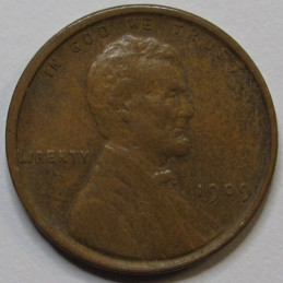 1909 VDB Lincoln Wheat Cent - antique first year of issue American wheat penny coin
