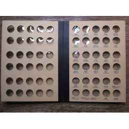 Library of Coins Album for Lincoln Cents - 1941-1976 - vintage penny storage