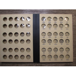 Library of Coins Album for Lincoln Cents - 1941-1976 - vintage penny storage