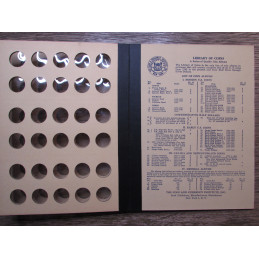Library of Coins Album for Lincoln Cents - 1941-1976 - vintage penny storage