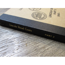 Library of Coins Album for Lincoln Cents - 1941-1976 - vintage penny storage