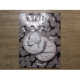 HE Harris coin folder for Jefferson Nickels - 1938-1961 - vintage coin storage