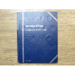 Whitman vintage coin folder for Buffalo Nickels - 1913-1938