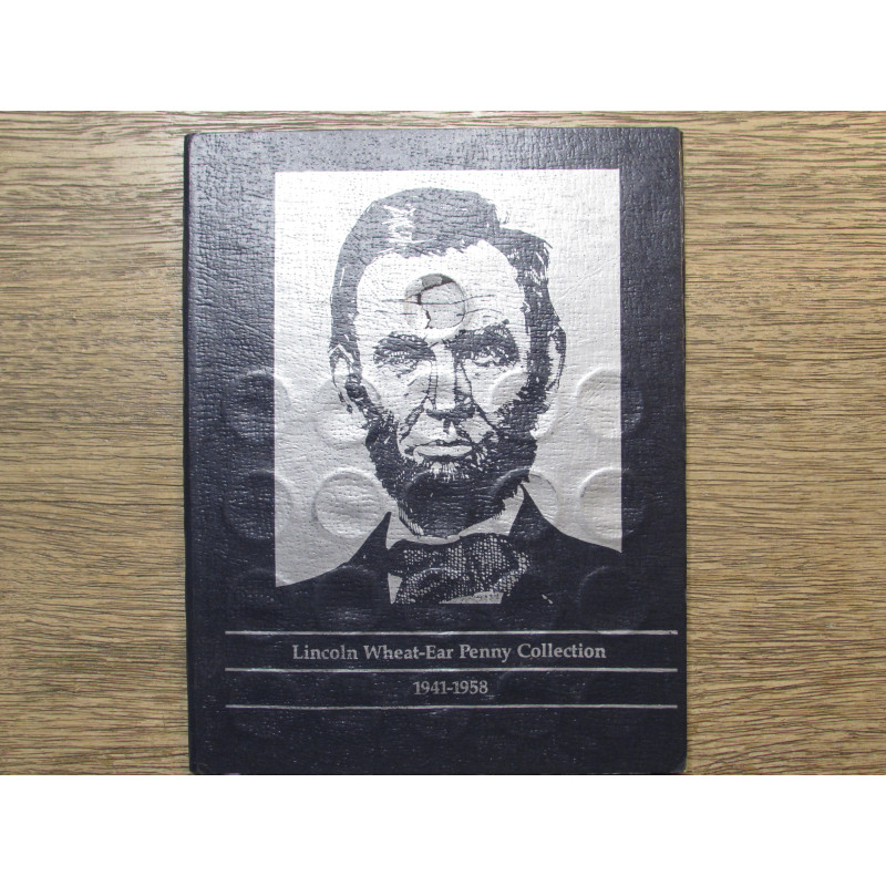 Whitman folder for Lincoln Wheat Cents - 1941-1958 Whitman folder for Lincoln Wheat Cents - 1941-1958
