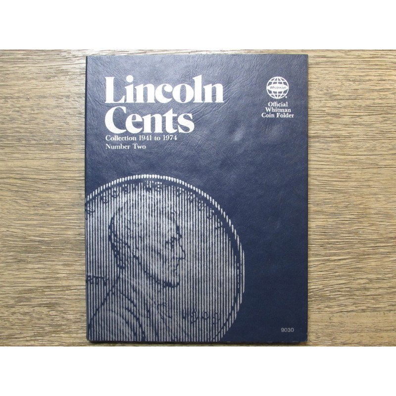 Whitman coin folder for Lincoln Wheat and Memorial Cents - 1941- Whitman coin folder for Lincoln Wheat and Memorial Cents - 1941-