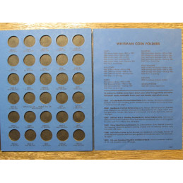 Whitman coin folder for Lincoln Wheat and Memorial Cents - 1941-
