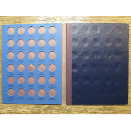 Whitman coin folder for Lincoln Cents - 1909-1940 - vintage penny storage
