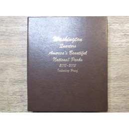 Dansco Album for America the Beautiful National Parks Quarters - 2010-2015 with proof