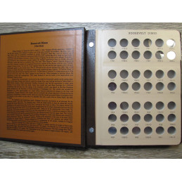 Dansco Album for Roosevelt Dimes - 1946-2023 including proof issues