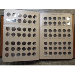 Dansco Album for Roosevelt Dimes - 1946-2023 including proof issues