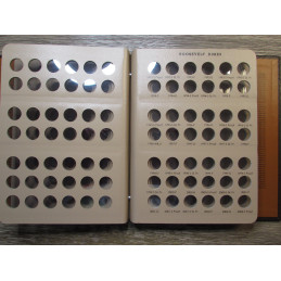 Dansco Album for Roosevelt Dimes - 1946-2023 including proof issues