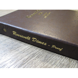 Dansco Album for Roosevelt Dimes - 1946-2023 including proof issues