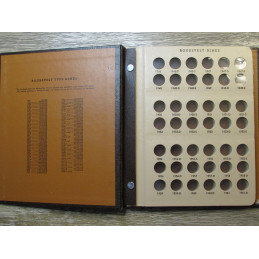 Dansco Album for Roosevelt Dimes - 1946-1992 - with proofs