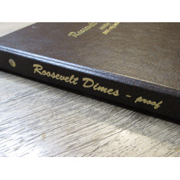 Dansco Album for Roosevelt Dimes - 1946-1992 - with proofs