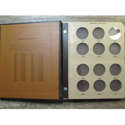 Dansco Album for Morgan Silver Dollars - 1878-1893