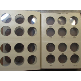 Dansco Album for Morgan Silver Dollars - 1878-1893