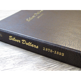 Dansco Album for Morgan Silver Dollars - 1878-1893