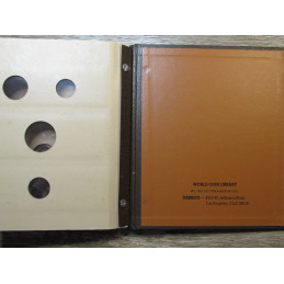 Dansco Album for United States Type coins - half cents to dollars - vintage album