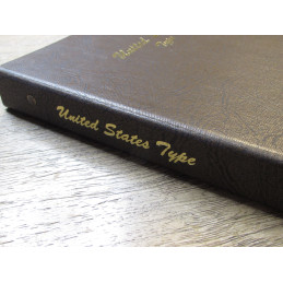 Dansco Album for United States Type coins - half cents to dollars - vintage album