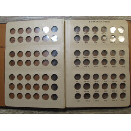 Dansco Album for Roosevelt Dimes with proof-only issues - 1946-1992