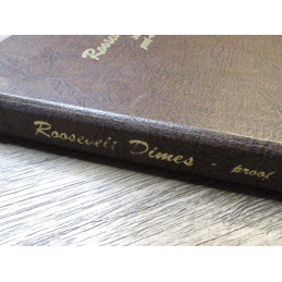 Dansco Album for Roosevelt Dimes with proof-only issues - 1946-1992