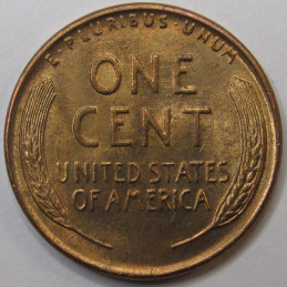1953 Lincoln Wheat Cent - vintage uncirculated American wheat penny coin