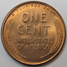 1949 D Lincoln Wheat Cent - antique Denver mintmark uncirculated wheat penny