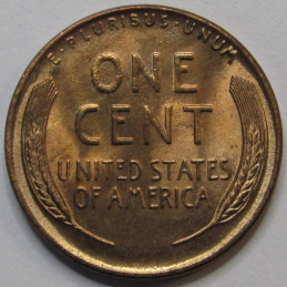 1941 Lincoln Wheat Cent - antique WW2 era uncirculated American wheat penny