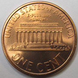 2005 Lincoln Memorial Cent - satin finish - 90 percent copper finish vintage penny