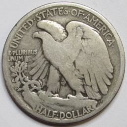 1917 S Walking Liberty Half Dollar