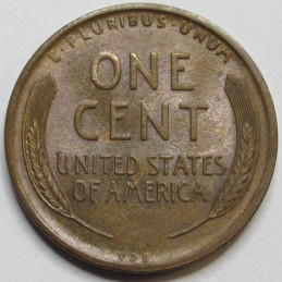 1909 VDB Lincoln Wheat Cent - antique nice condition first year of issue penny
