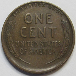 1927 D Lincoln Wheat Cent - higher grade well detailed Denver mintmark wheat penny