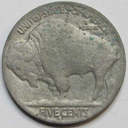 1913 S Buffalo Nickel - Type 2 - key date American bison nickel