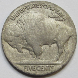 1914 S Buffalo Nickel - better date American bison nickel