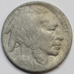 1915 D Buffalo Nickel - better date Denver mintmark bison nickel