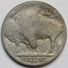 1915 D Buffalo Nickel - better date Denver mintmark bison nickel