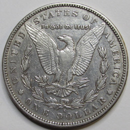 1898 S Morgan Dollar - antique better date San Francisco mintmark silver dollar
