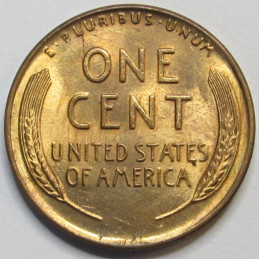 1944 Lincoln Wheat Cent - antique uncirculated WW2 era American penny
