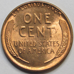 1948 Lincoln Wheat Cent - antique uncirculated American wheat penny
