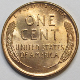 1946 Lincoln Wheat Cent - antique uncirculated American wheat penny coin