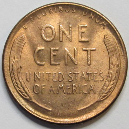 1948 D Lincoln Wheat Cent - antique Denver mintmark uncirculated wheat penny
